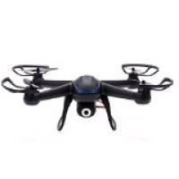 Black DM007 2.4GHz 4 CH RC Quadcopter Drone 6 Axis Gyro Explorer UFO with LCD Remote Control With 2MP Camera